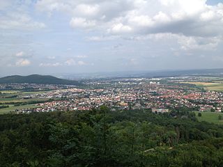 Baunatal vom Burgberg aus Baunatal vom Burgberg aus