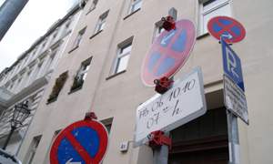 Beschilderung einer Halteverbotszone